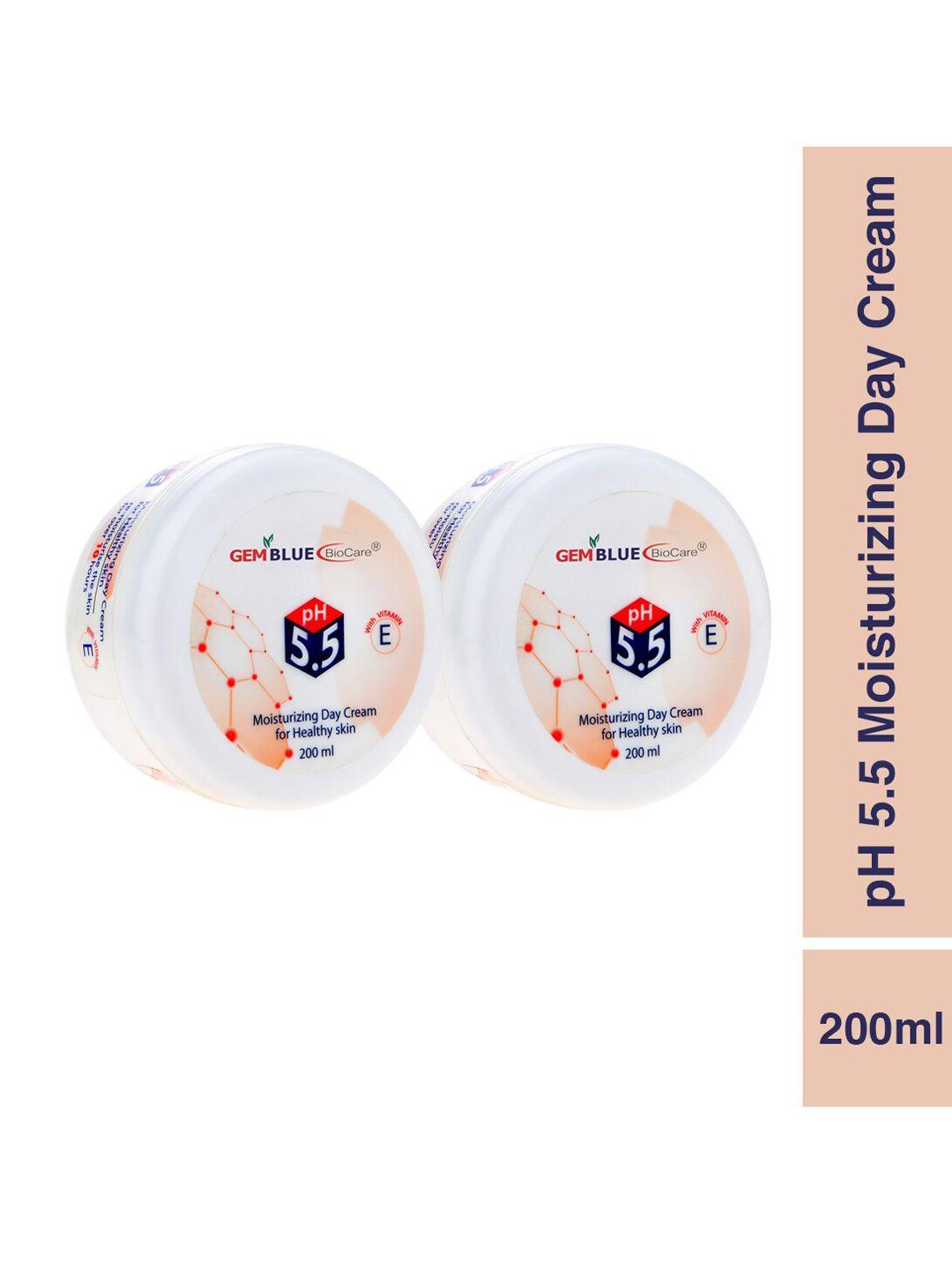 gemblue biocare set of 2 moisturizing day cream 200ml