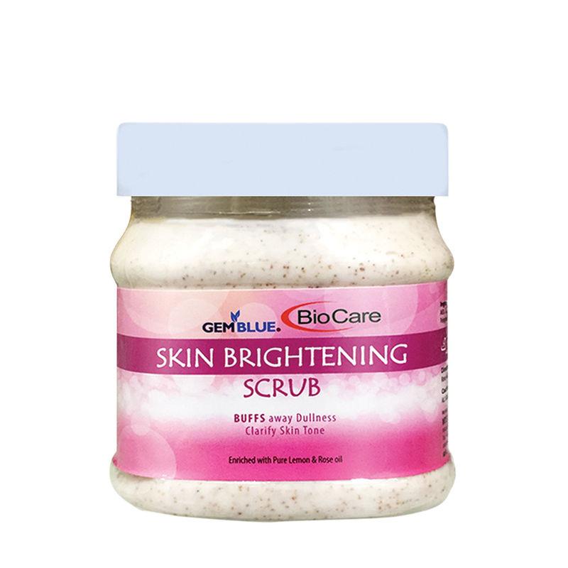gemblue biocare skin brightening face and body scrub