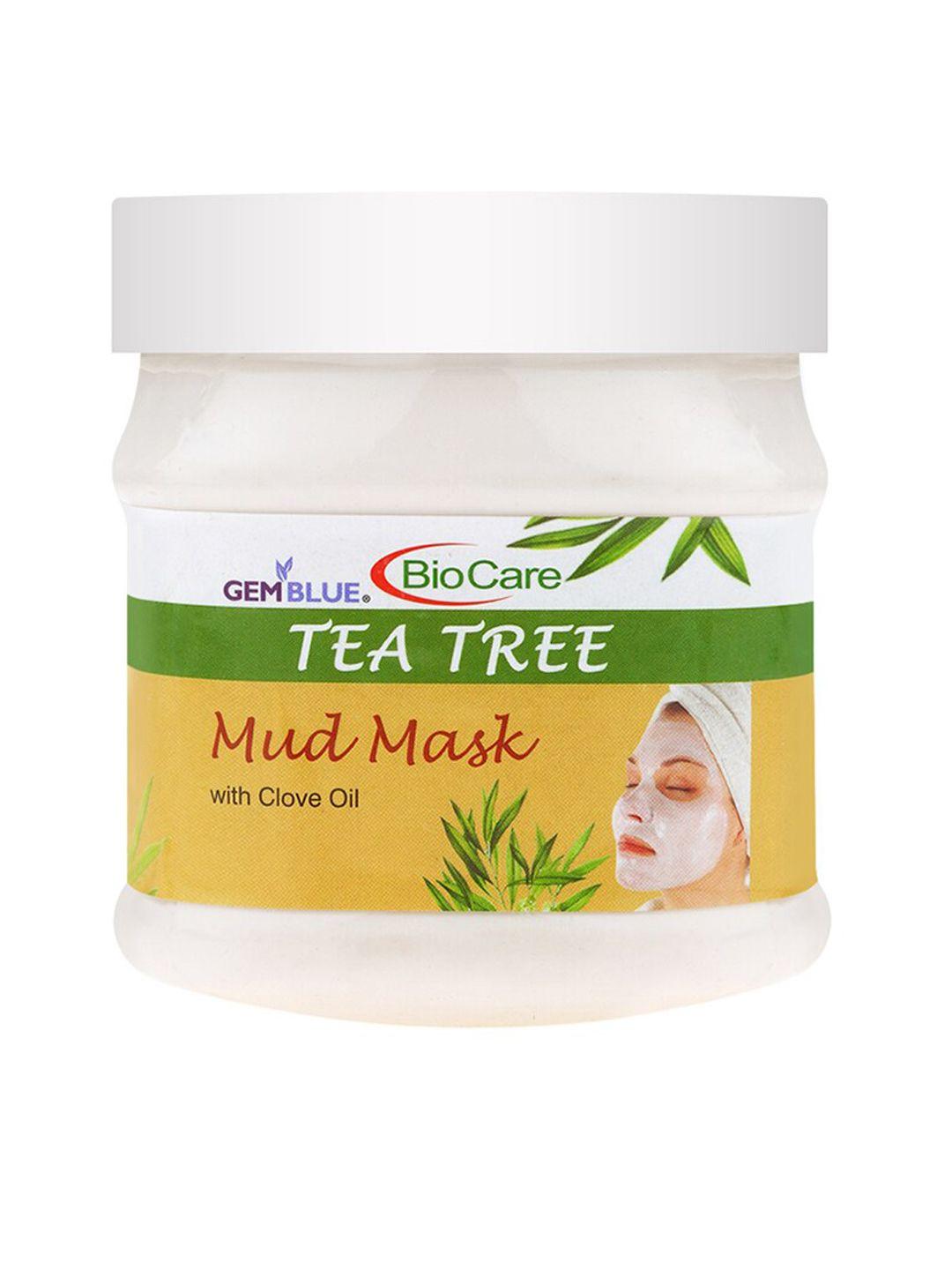 gemblue biocare unisex green tea tree mud mask 500 ml