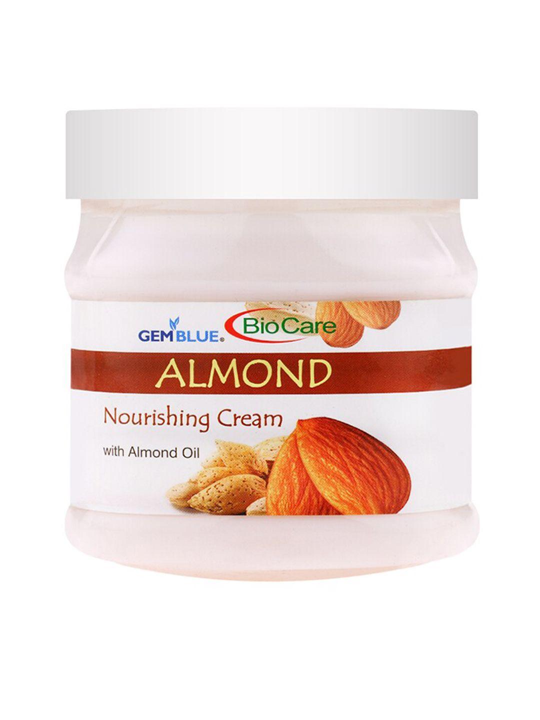 gemblue biocare almond nourishing face & body cream 500ml