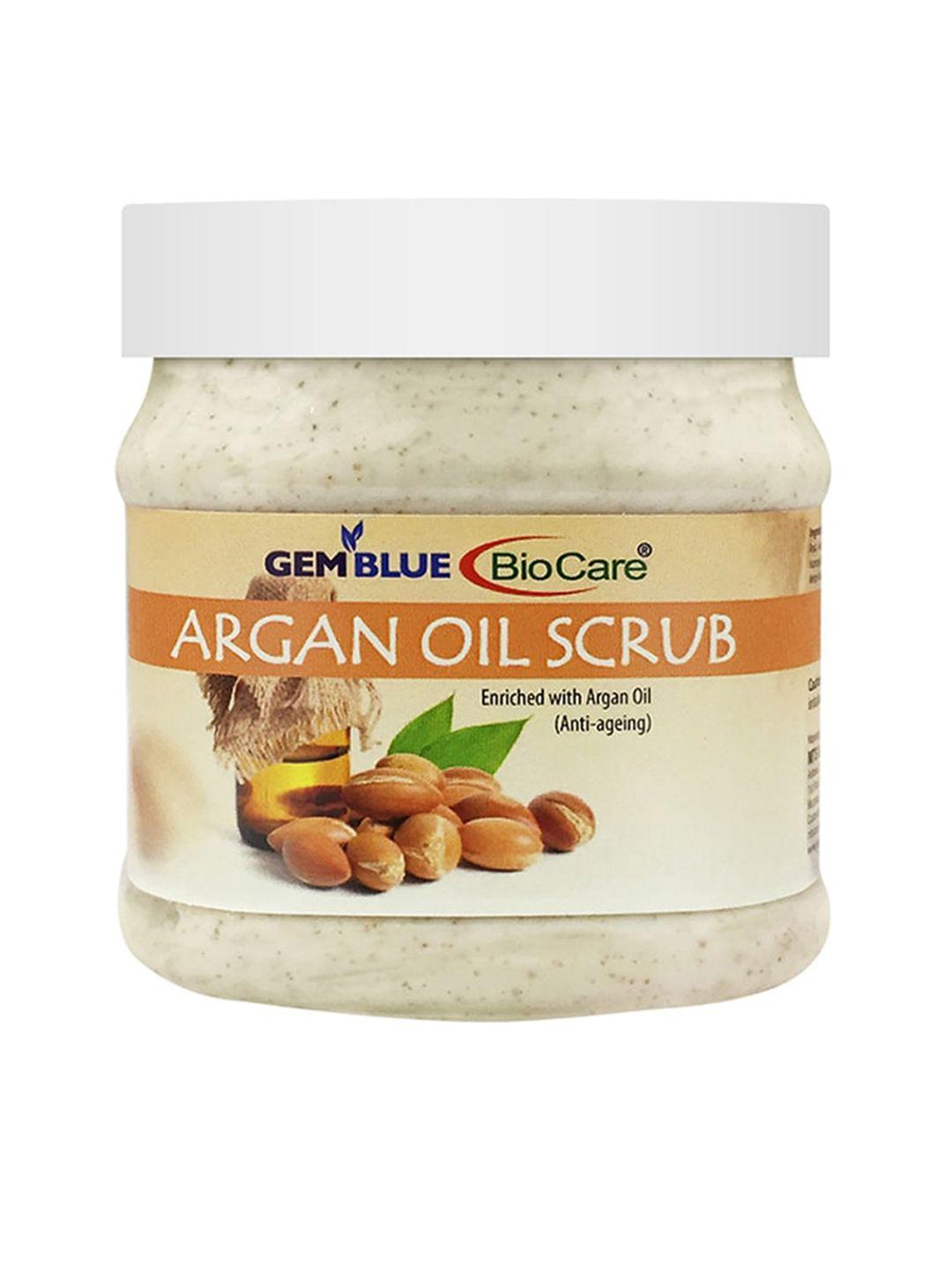 gemblue biocare argan oil scrub - 500 ml