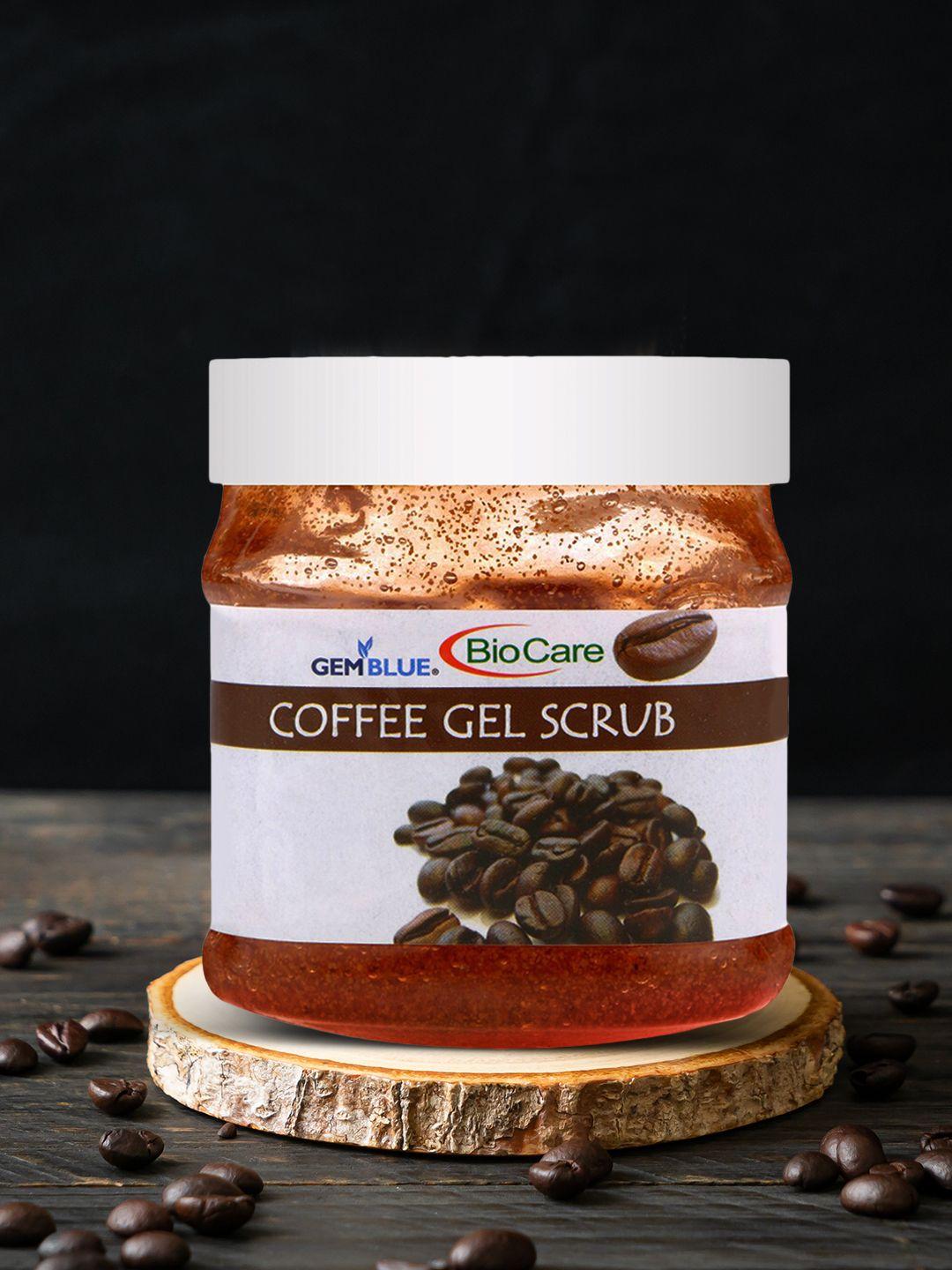 gemblue biocare coffee gel scrub 500 ml