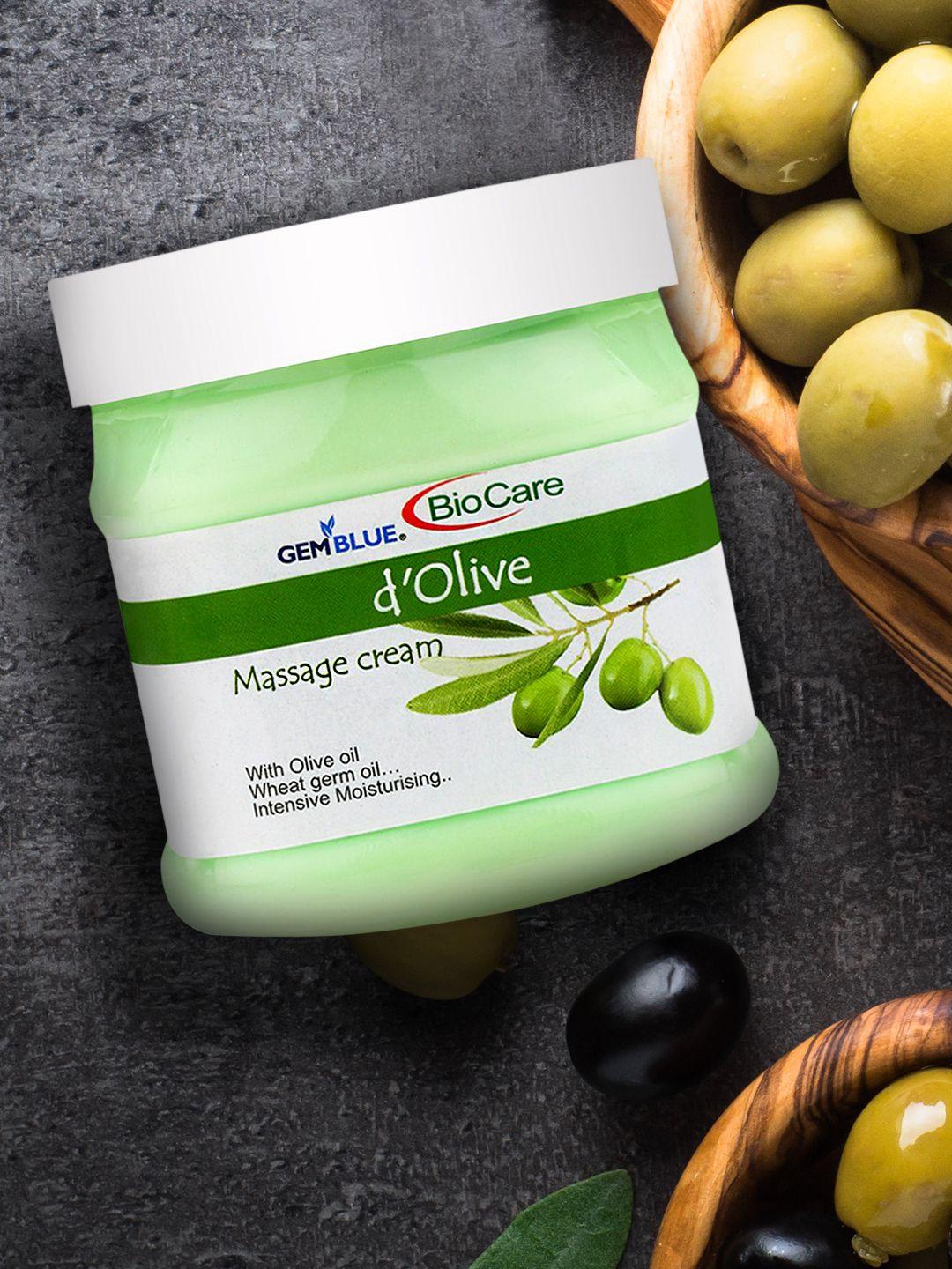 gemblue biocare d'olive massage cream - 500 ml