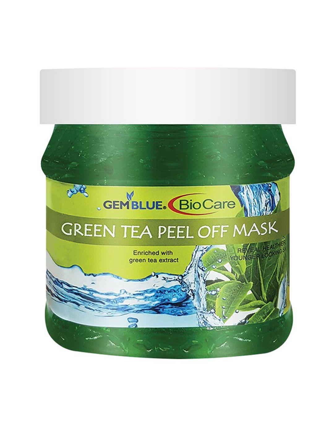 gemblue biocare green tea peel off mask - 500 ml