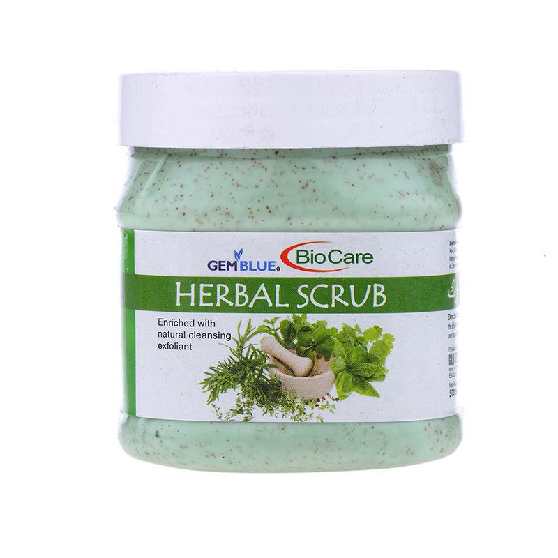 gemblue biocare herbal face and body scrub