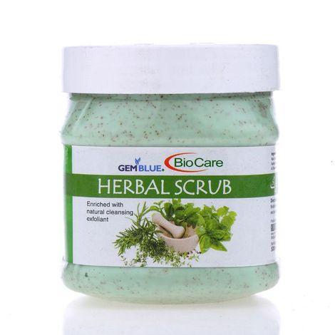 gemblue biocare herbal face and body scrub