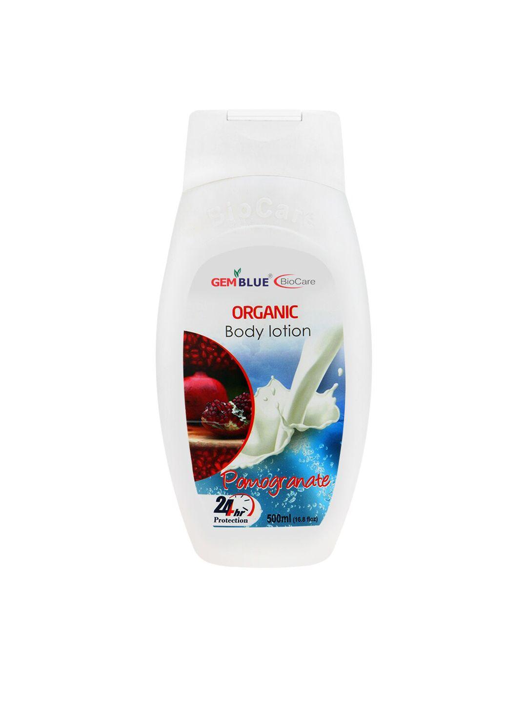 gemblue biocare organic body lotion 500ml