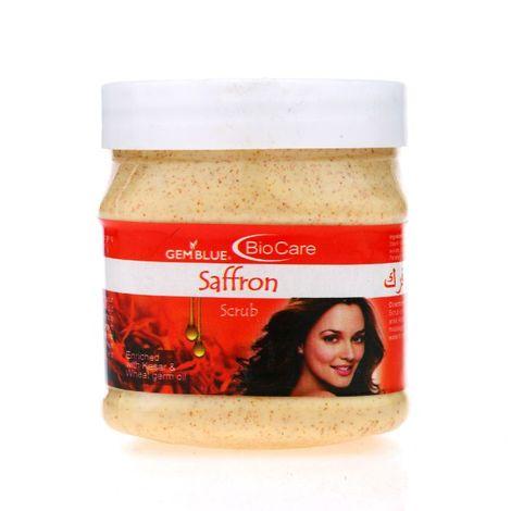 gemblue biocare saffron face and body scrub