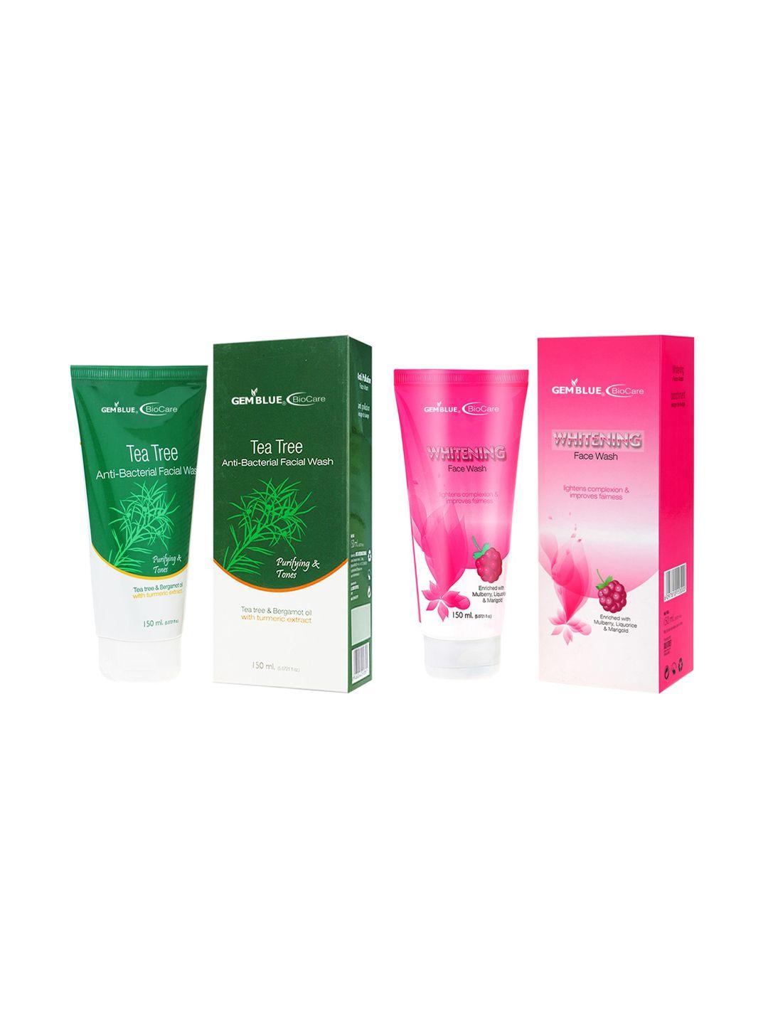 gemblue biocare set of two face washes