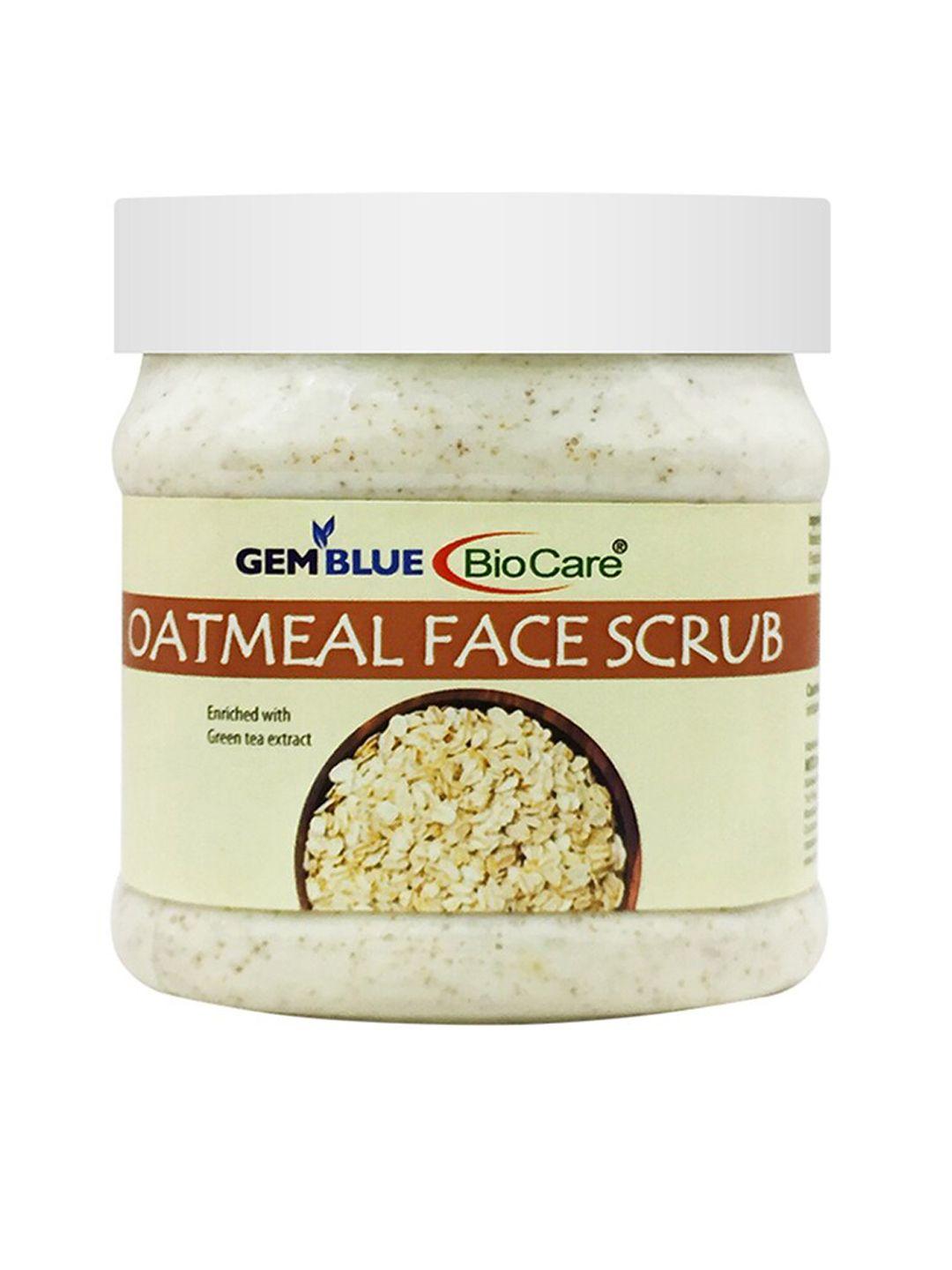 gemblue biocare unisex oatmeal scrub 500ml