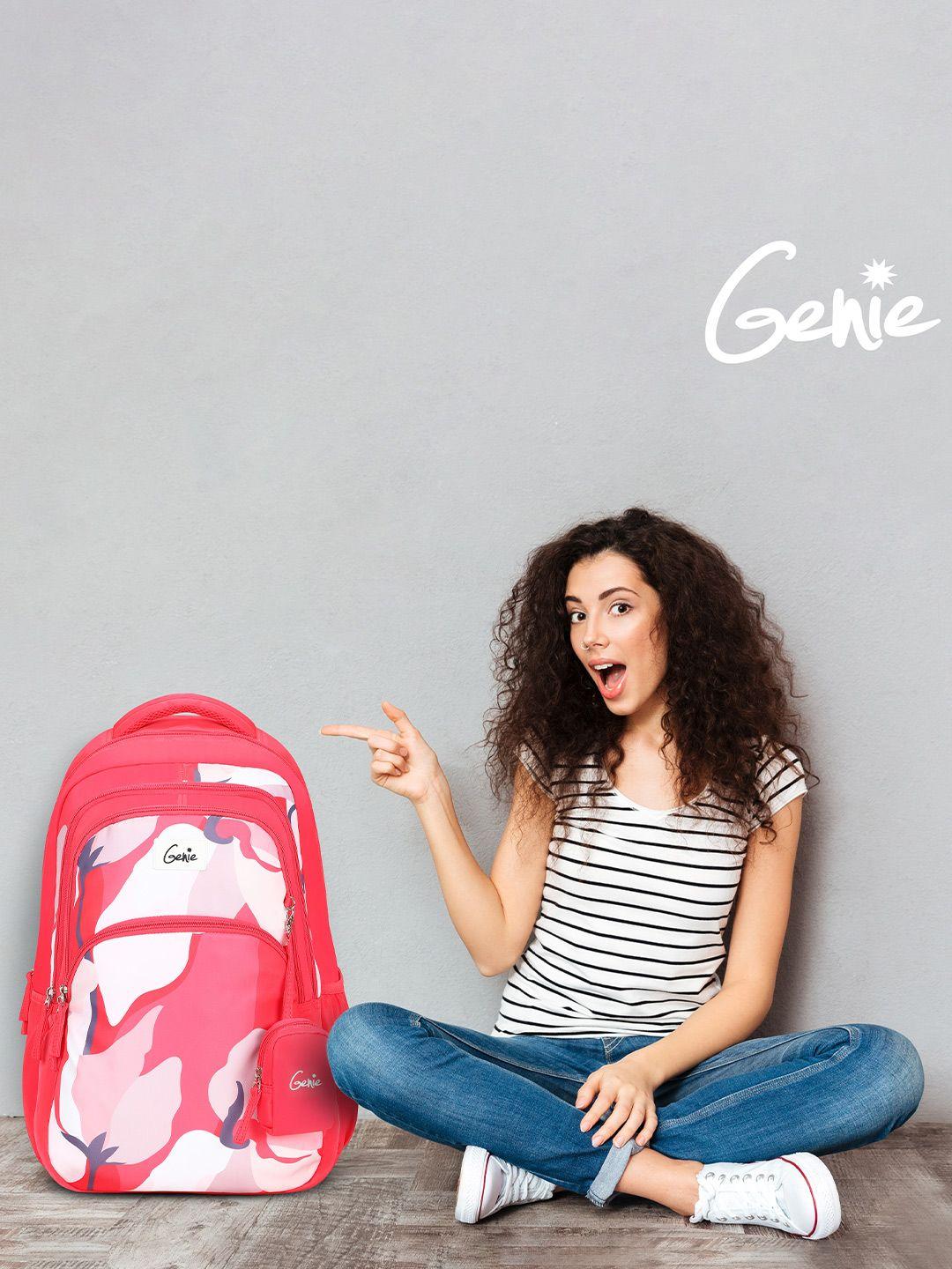genie girls graphic laptop backpack with pouch - up to 18 inches
