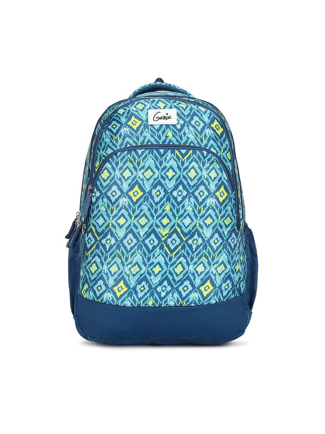 genie unisex geometric print large backpack - 36 l