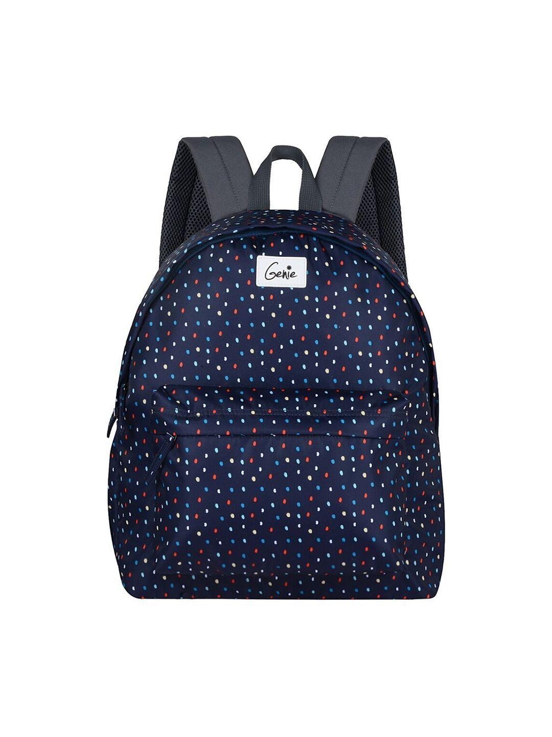 genie unisex graphic printed medium casual backpack -18l