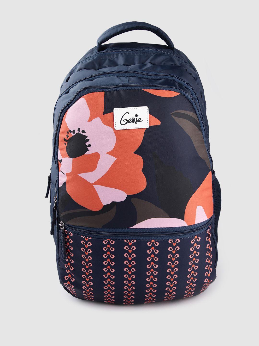 genie women floral printed backpack - 36.4 ltr