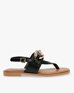 geniee flat slip-on sandals