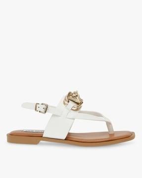 geniee flat slip-on sandals