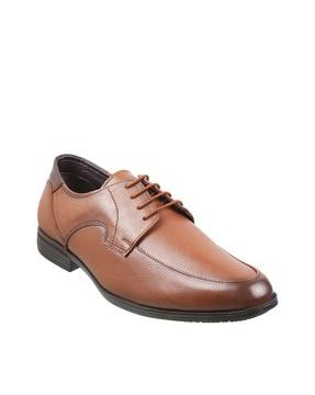 genuine leather formal derby shoes