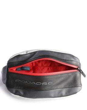 genuine leather sling bag with adjustable strap