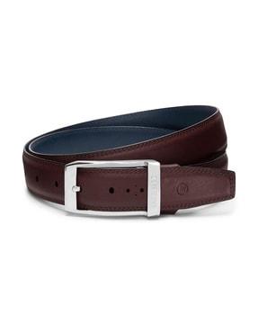genuine leather stretch belt