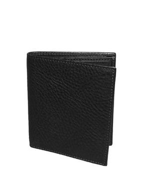 genuine leather bi-fold wallet