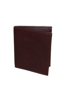 genuine leather bi-fold wallet