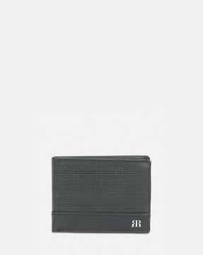 genuine leather bi-fold wallet