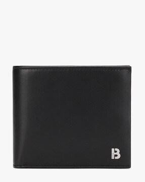 genuine leather bi-fold wallet