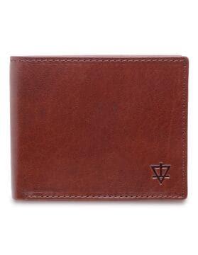 genuine leather bi-fold wallet