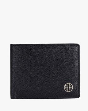 genuine leather bifold wallet