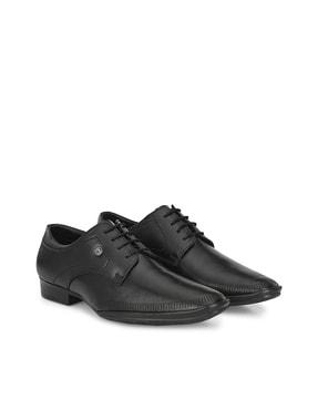 genuine leather brogue derbys