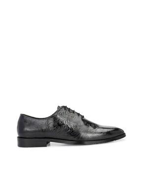 genuine leather lace-up formal shoes