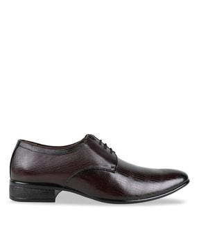 genuine leather lace-up formal shoes