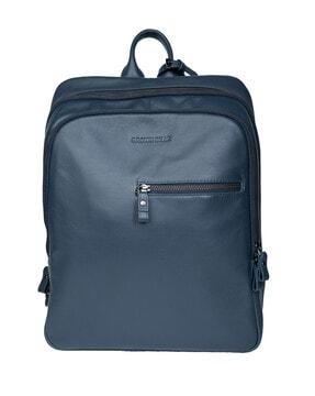 genuine leather laptop backpack