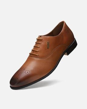 genuine leather oxfords formal shoes