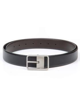 genuine leather reversible belt