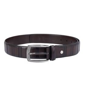 genuine leather slim belt