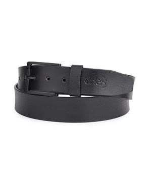 genuine leather slim belt