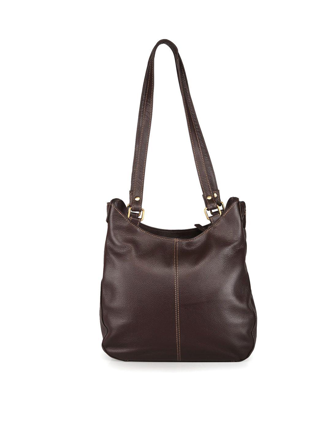 genwayne leather structured shoulder bag