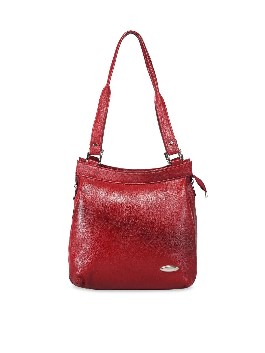 genwayne maroon solid shoulder bag