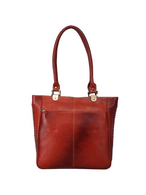 genwayne tan textured medium shoulder handbag