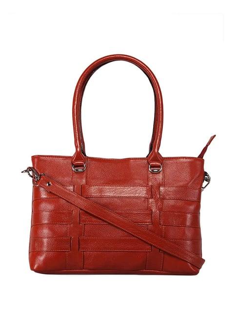 genwayne tan textured medium tote handbag