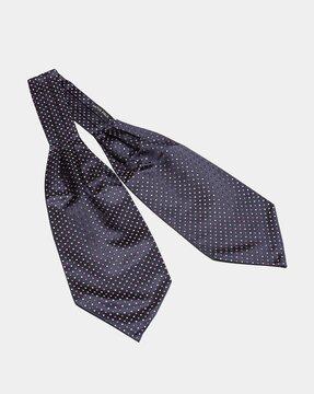 geometric woven cravat