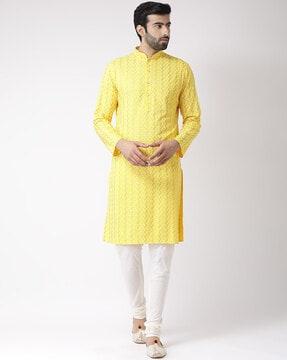 geometric long kurta