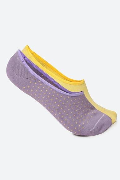 geometric no show socks