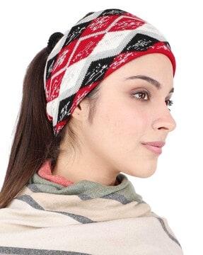 geometric pattern beanies