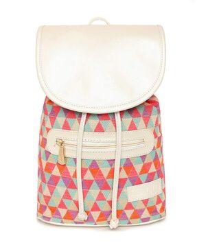 geometric pattern everyday backpack