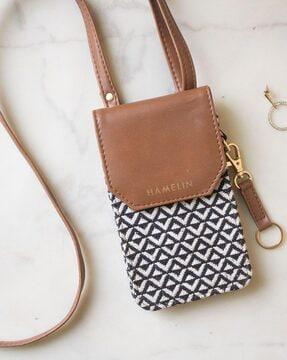 geometric pattern sling bag