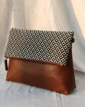 geometric pattern sling bag