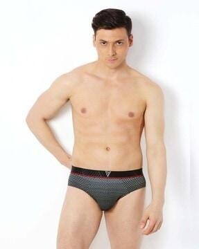 geometric print briefs