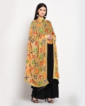 geometric print dupatta